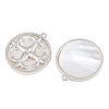 Brass & Natural Shell Pendants SH-CBA7BFE-02B-P-2