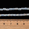 Electroplate Glass Beads Strands GLAA-P068-AB06-4