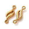 304 Stainless Steel Connector Charms STAS-N124-63G-2