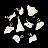 Natural Shell Pendants PALLOY-JF05923-1