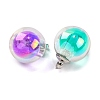 AB Color Resin Round Pendants RESI-U002-02-2