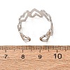 304 Stainless Steel Cuff Open Rings for Women SA-CBA4160-30P-5