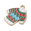 Alloy Enamel Pendants ENAM-B030-02G-03-2