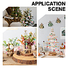 12Pcs Iron Beaded Hook Christmas Tree Decoration AJEW-AR0005-57-5