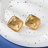 304 Stainless Steel Stud Earrings for Women EJEW-K306-01G-3