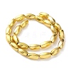 Electroplated Synthetic Non-magnetic Hematite Beads Strands G-P545-G03-8x16mm-3
