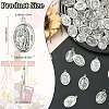 60Pcs 6 Styles Religion Tibetan Style Alloy Pendants FIND-CJ0005-79-2