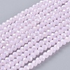 Electroplate Glass Beads Strands LS-EGLA-A034-P1mm-B12-1