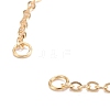 Brass Cable Chain Bracelet Makings X-AJEW-JB00931-2