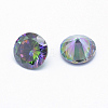 Cubic Zirconia Pointed Back Cabochons ZIRC-WH0011-01B-2