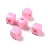 Opaque Acrylic Beads OACR-E015-02G-1