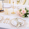 Octagon Acrylic Napkin Rings AJEW-WH0596-803-5