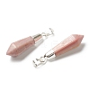 Natural Rhodochrosite Pointed Pendants G-P445-E02-2