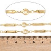 Brass Flower Link Chains CHC-B025-02G-3