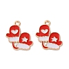 Alloy Enamel Pendants X-ENAM-I061-01KCG-19B-1