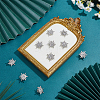 10Pcs Alloy Rhinestone Lapel Pin Backs for Backpack Clothes JEWB-HY0001-63P-4