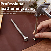 2Pcs 2 Styles DIY Alloy Steel Leathercraft Stamps TOOL-GF0003-53A-3