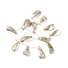 Electroplated Natural Freshwater Shell Beads Strands BSHE-S304-02-2