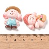 Cartoon Opaque Resin Decoden Cabochons RESI-R448-06-3