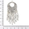 Tibetan Style Alloy Big Pendants AL-CBAAECB-02AS-G-3