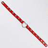 Adjustable Adjustable Gothic PU Leather Alloy Spike Rivet Heart Choker Necklaces for Women NJEW-WH20816-006P-C-7
