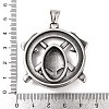 Viking 316 Surgical Stainless Steel Pendants STAS-Z073-50AS-02-3