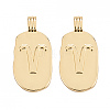 Brass Pendants KK-O140-20G-06-2