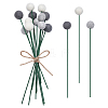 12Pcs 3 Colors Wool Artificial Flower AJEW-PH01681-1