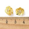 Brass Micro Pave Clear Cubic Zirconia Pendants KK-A236-09G-3