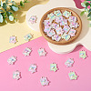 32Pcs 4 Colors Alloy Enamel Pendants FIND-TA0008-76B-5