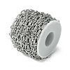 Tarnish Resistant 304 Stainless Steel Chains CHS-Q005-01P-2