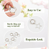8Pcs 4 Styles Alloy Shoe Charms AJEW-CP0006-53-5