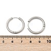 202 Stainless Steel Huggie Hoop Earrings X-EJEW-F111A-20mm-P01-5