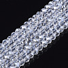 Electroplate Glass Beads Strands X-EGLA-A034-T8mm-A20-1