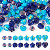 80Pcs 8 Styles Millefiori Glass Beads Strands GLAA-TA0003-43B-1