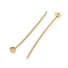 Rack Plating Brass Head pins KK-M265-01G-2