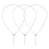 10Pcs Cotton & Metallic Cord Necklace Making NJEW-TAC0054-1
