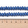 Synthetic Lava Rock Beads Strands G-B087-02A-09-4