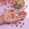 300Pcs 15 Style Flower Shape Rhinestone Buttons RB-YS0001-02-6