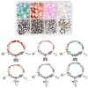 DIY Bowknot flower Bracelets Making Kits DIY-SC0029-55-1