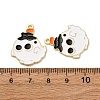 Halloween Alloy Enamel Pendants STAS-I354-01G-C02-3
