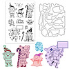 Globleland PVC Plastic Stamps DIY-GL0001-96-1