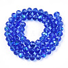 Electroplate Glass Beads Strands LS-EGLA-A034-T2mm-L26-3