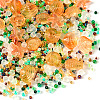 2 Bags Ocean Theme Paint Glass Beads FIND-TA0002-24A-2
