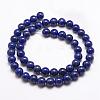 Natural Lapis Lazuli Bead Strands G-G953-04-8mm-9