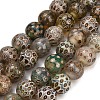 Tibetan Style dZi Beads Strands GG-NH0001-A03-8MM-2