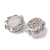 Natural Rose Quartz Oval Multi-Strand Links G-G207-02P-09-2