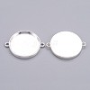 Tibetan Style Cabochon Connector Settings LS-X-TIBE-C074-S-FF-2