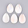 Natural Freshwater Shell Pendants SHEL-Q028-13-1