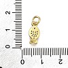 Brass Micro Pave Cubic Zirconia Pendants KK-Z100-05G-3